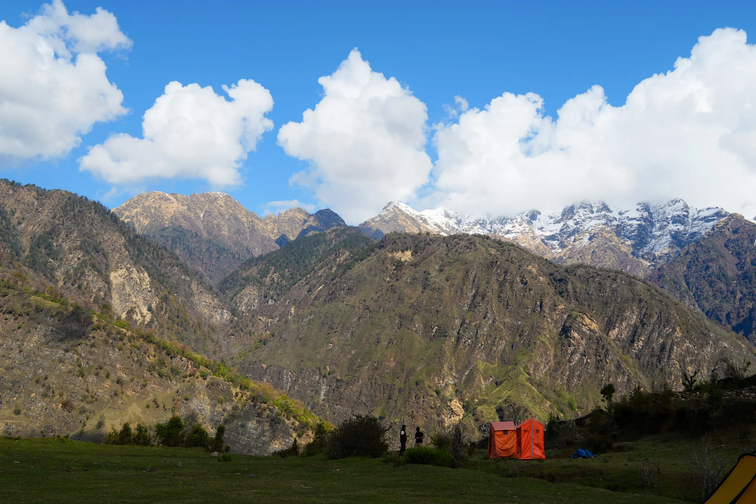 View from our first campsite - Namik
